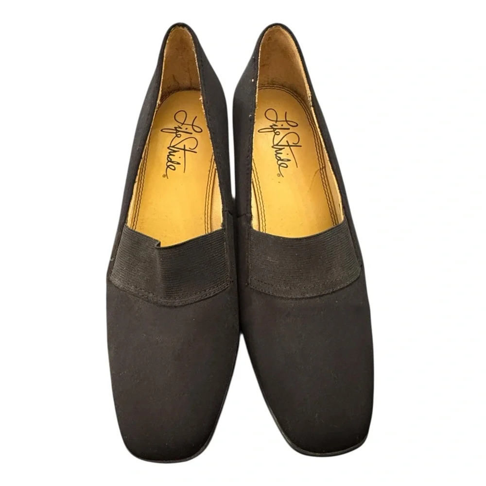 Life Stride Elegant Black Women's Heeled Shoes size 8.5 - Picture 4 of 7